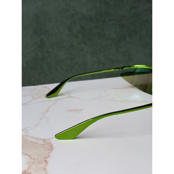 NEW Bottega Veneta BV1174S Green Mirror Mask Sunglasses main image 4